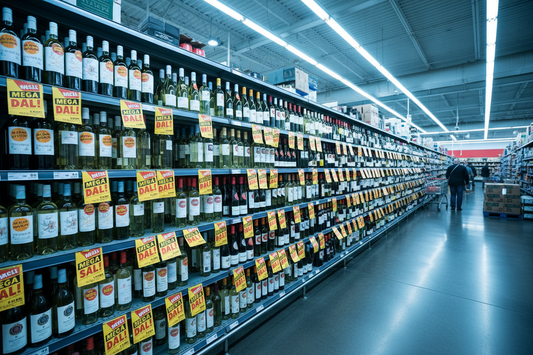 Come fa un vino a costare meno di 3€ al supermercato? Scopri i segreti della grande distribuzione e l'importanza di scegliere vini biologici etici.