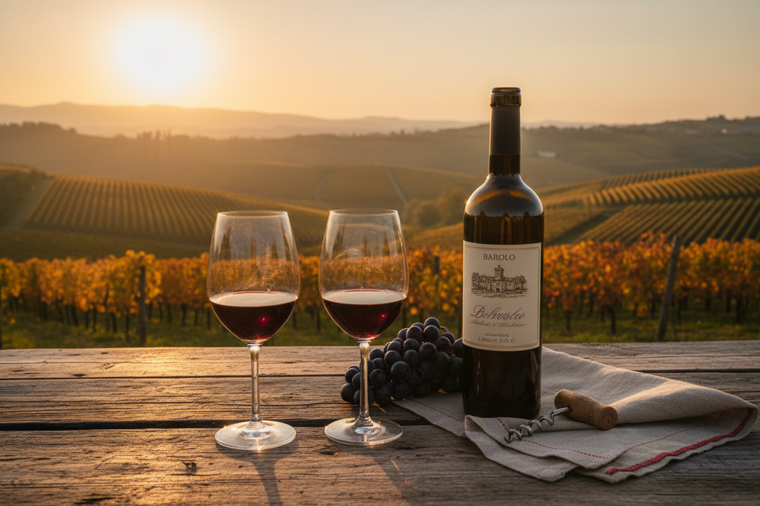 vino rosso delle Langhe