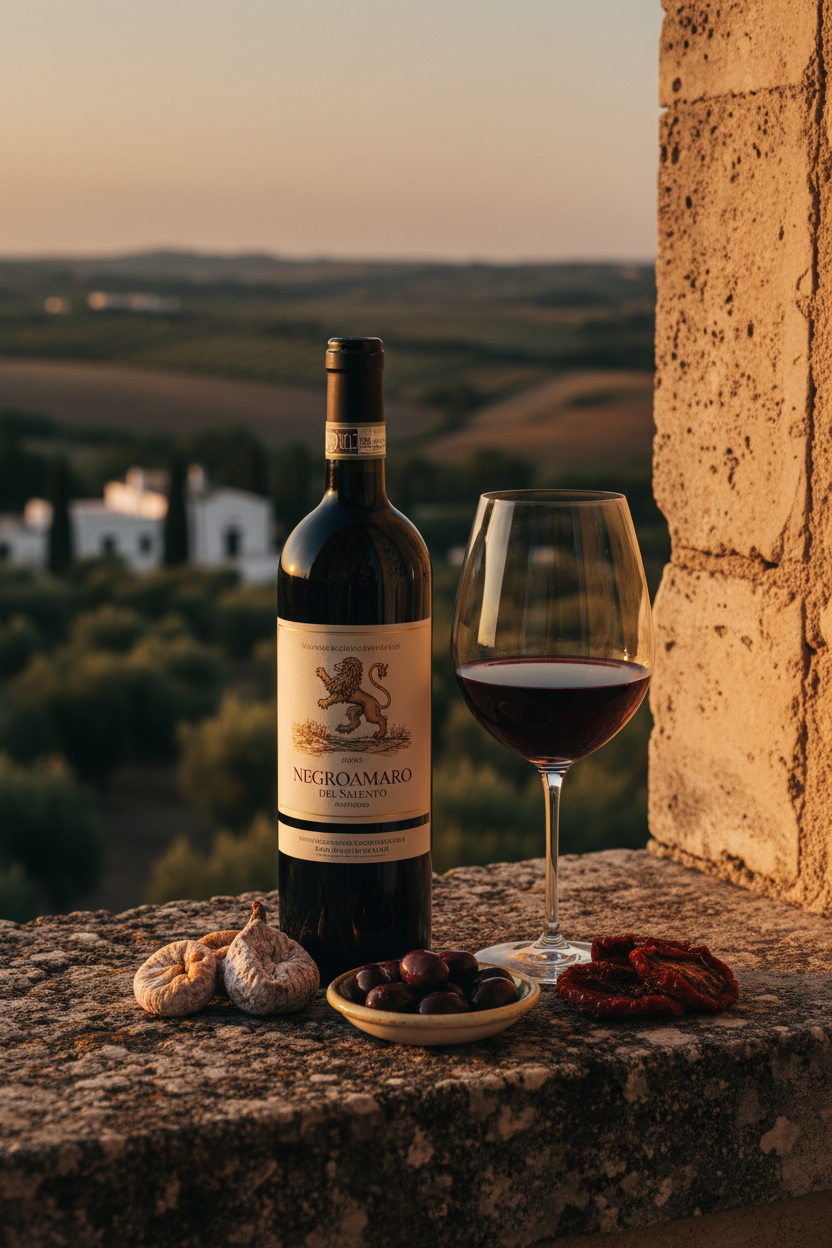 Negroamaro Salento, Il vino pugliese