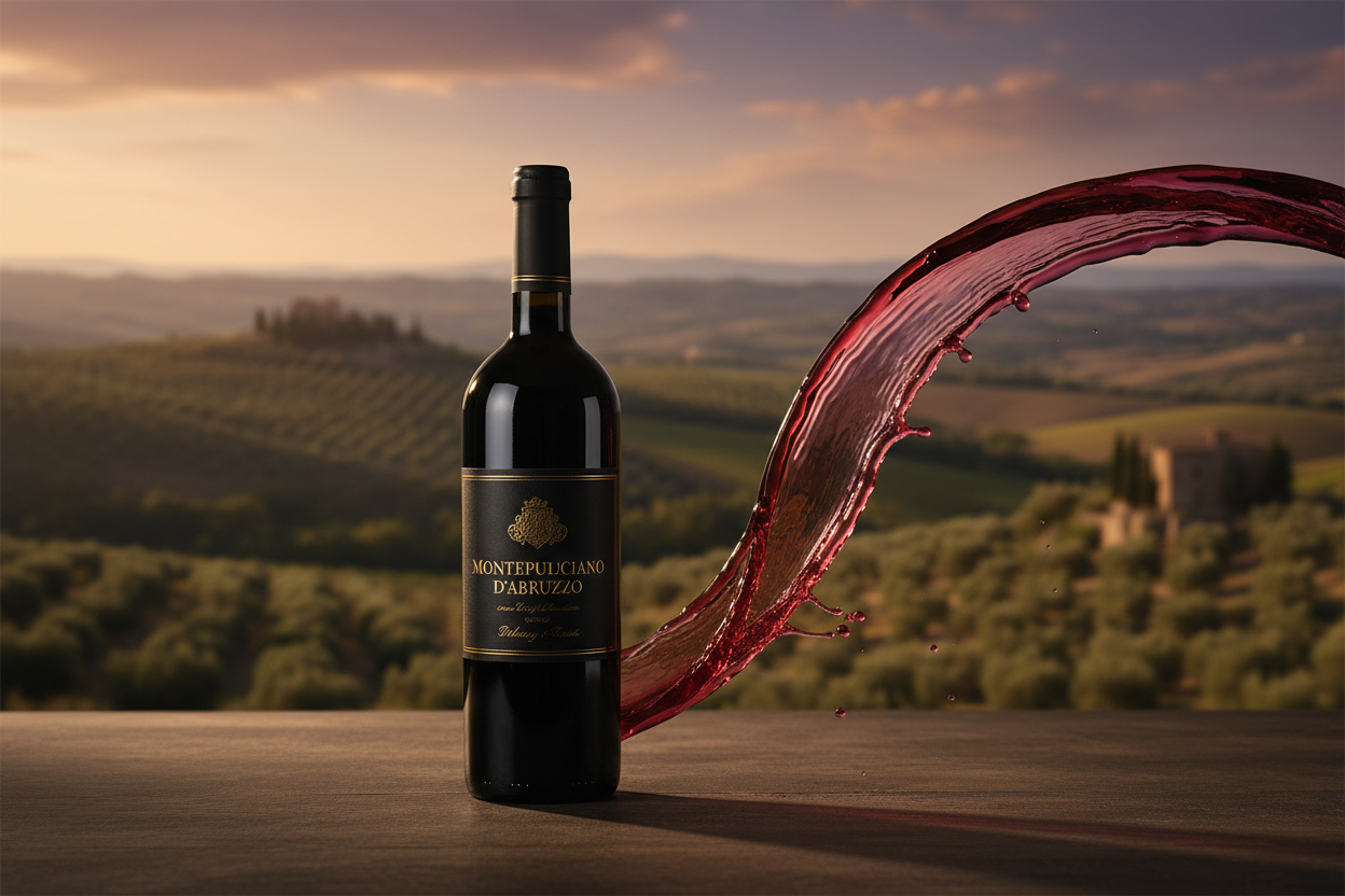 Bottiglia di Montepulciano di Abruzzo