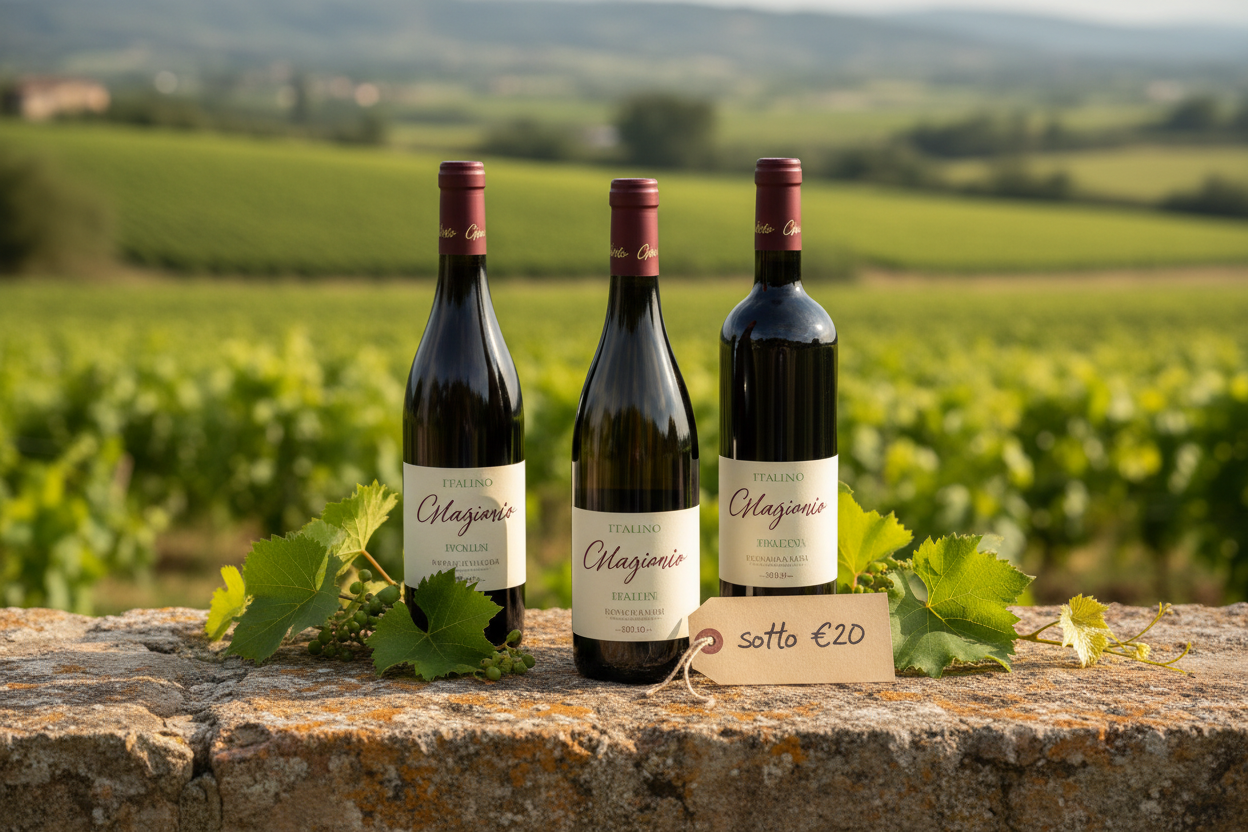 Selezione di vini sotto 20 euro scelta da ALBio Corini con il miglior rapporto qualità-prezzo
